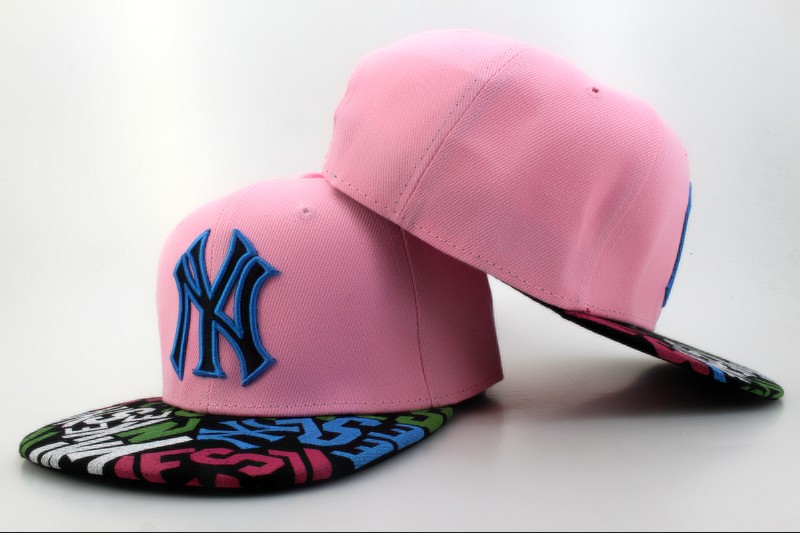 MLB New York Yankees NE Snapback Hat #100
